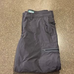 LL bean zip off pants